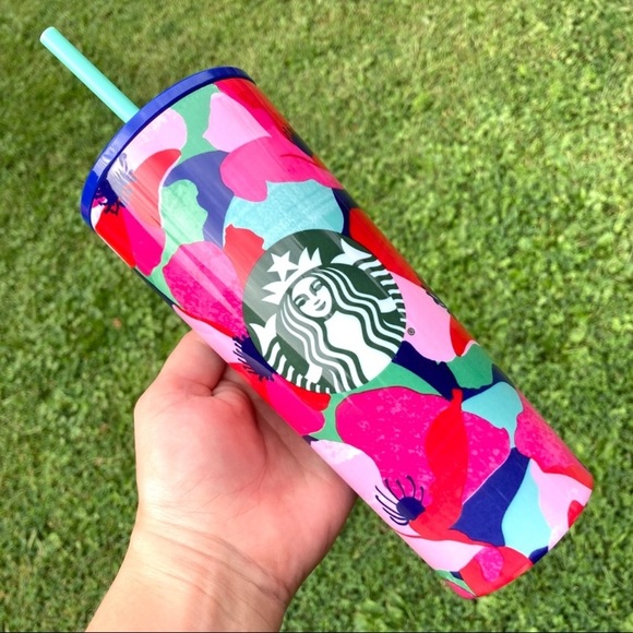 STARBUCKS 2019 Peony Poppy Stainless Tumbler UK - Picture 7 of 7